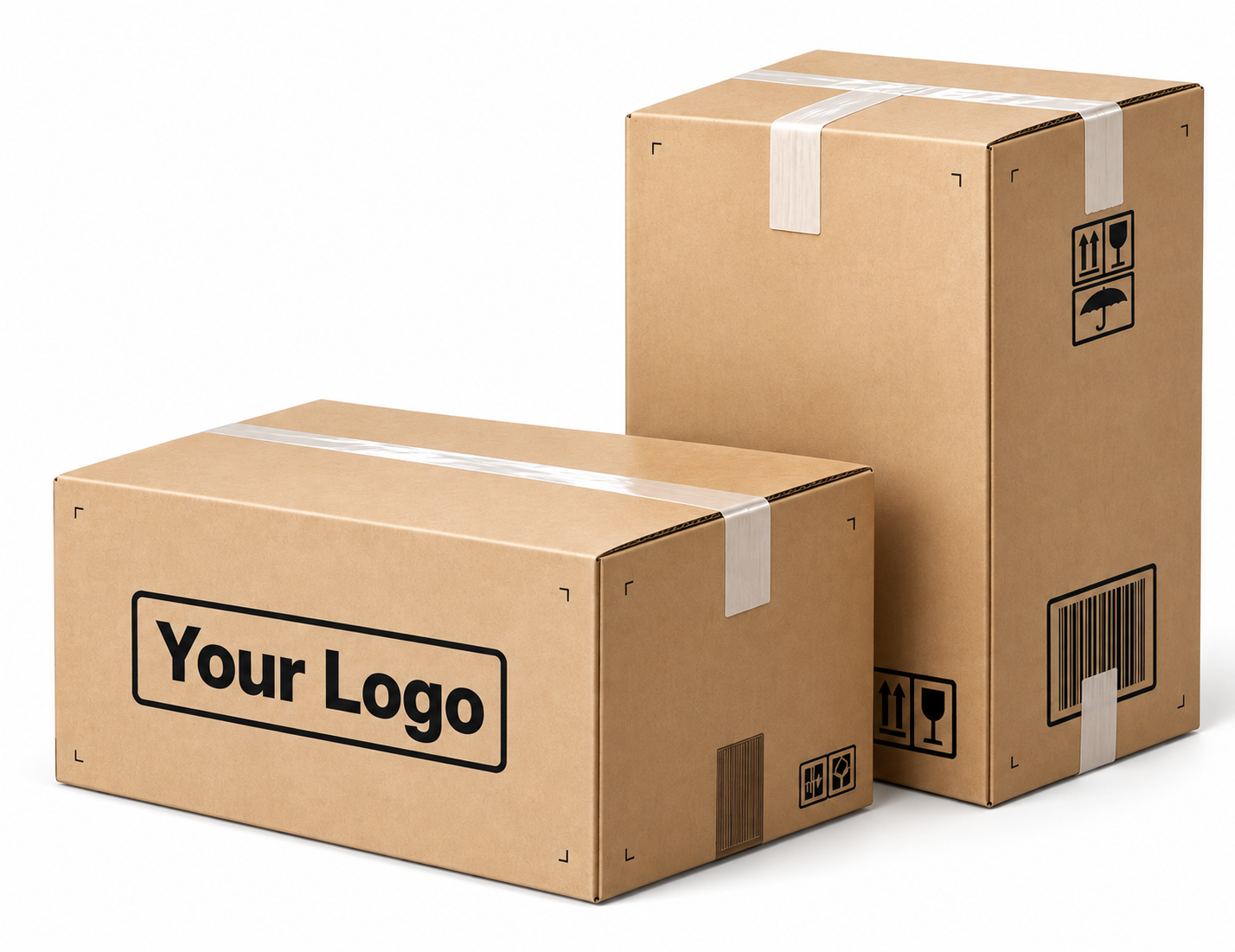 Packaging process illustration